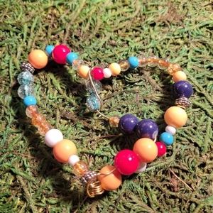 Lot of 2: Wired wrapped wallart Heart & Butterfly